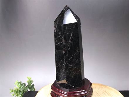 モリオン 黒水晶 ポイント インテリア 置物