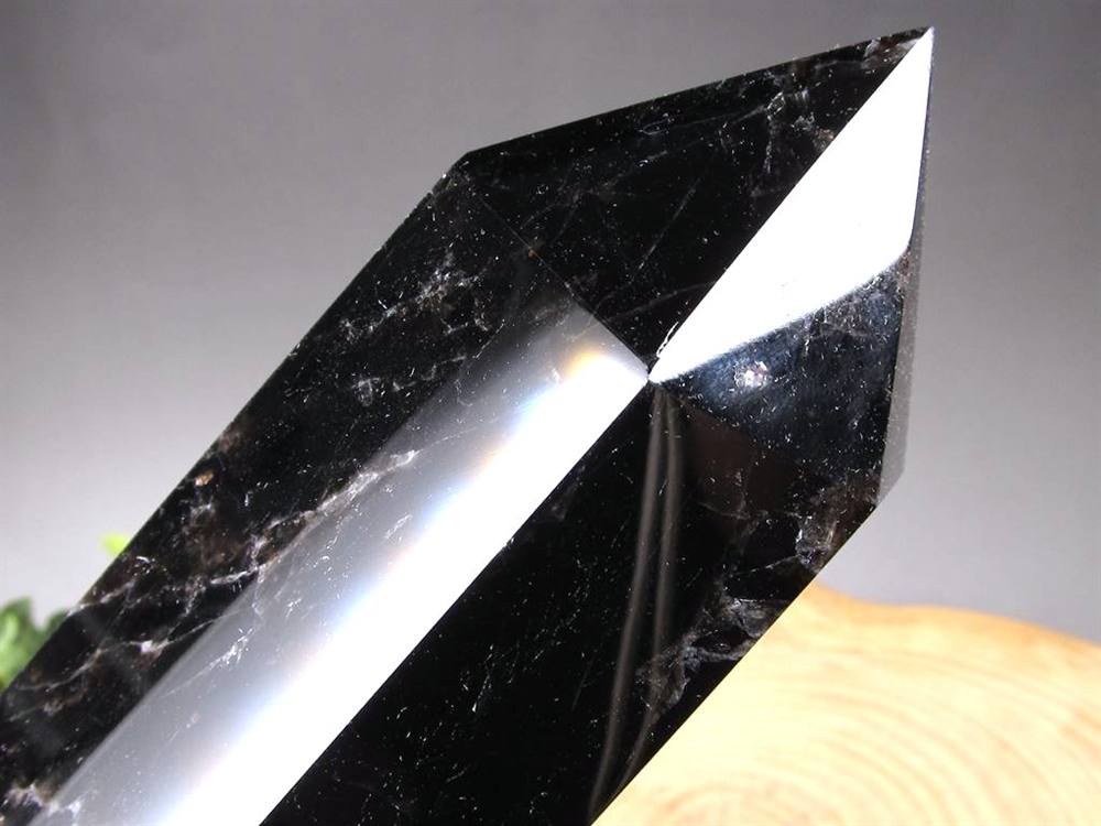 モリオン 黒水晶 ポイント インテリア 置物