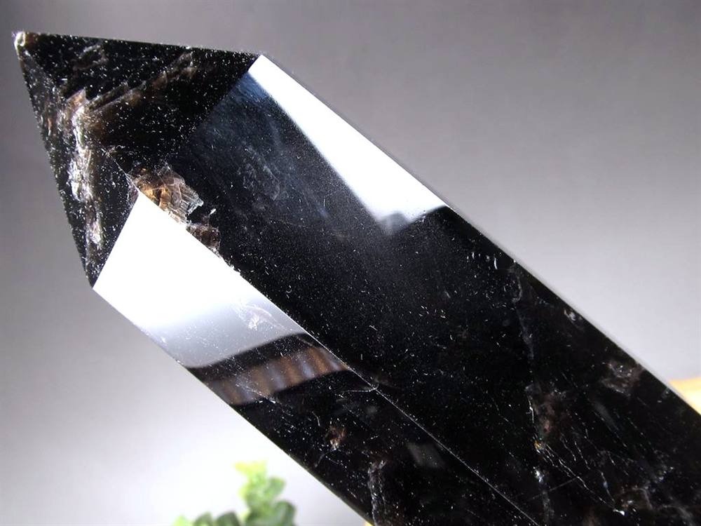 モリオン 黒水晶 ポイント インテリア 置物