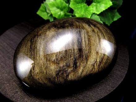 ゴールデンシャインオブシディアン オブシディアン ゴールド タンブル ポリッシュ