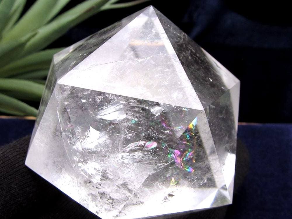 水晶 置物 正多面体 プラトン ブラジル産