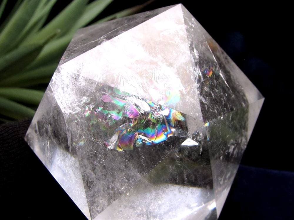 水晶 置物 正多面体 プラトン ブラジル産