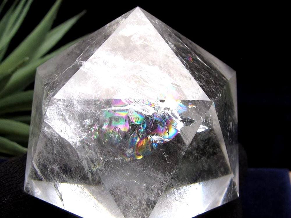 水晶 置物 正多面体 プラトン ブラジル産