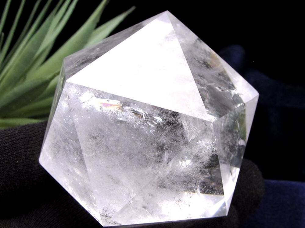 水晶 置物 正多面体 プラトン ブラジル産