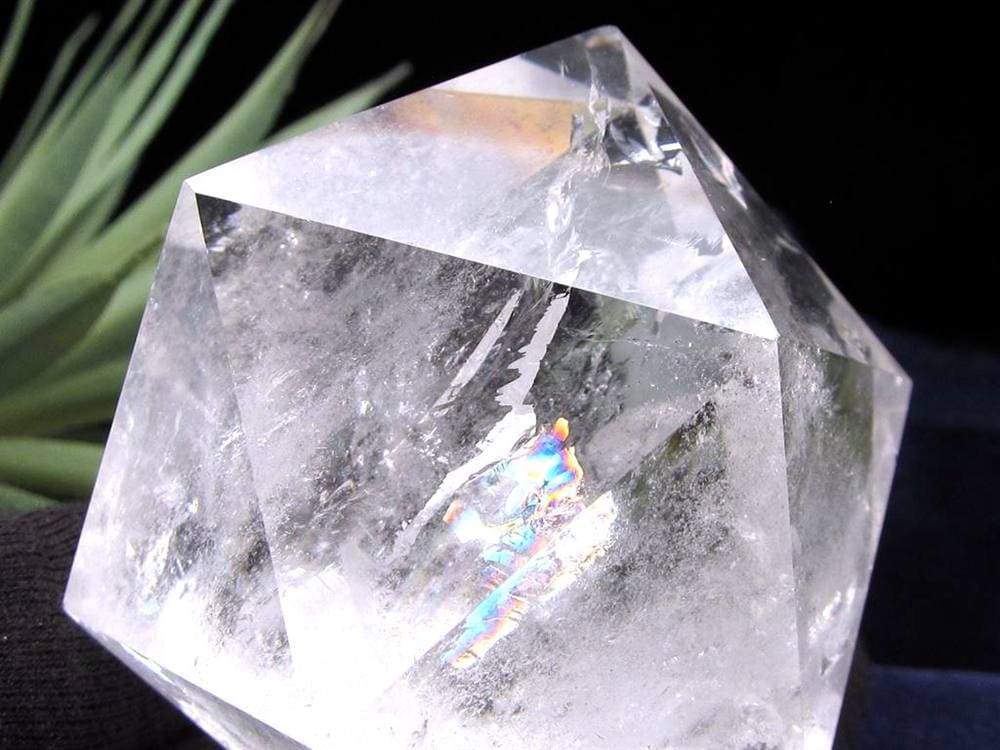 水晶 置物 正多面体 プラトン ブラジル産