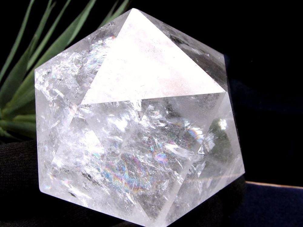水晶 置物 正多面体 プラトン ブラジル産