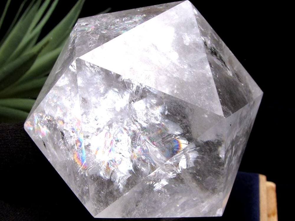 水晶 置物 正多面体 プラトン ブラジル産