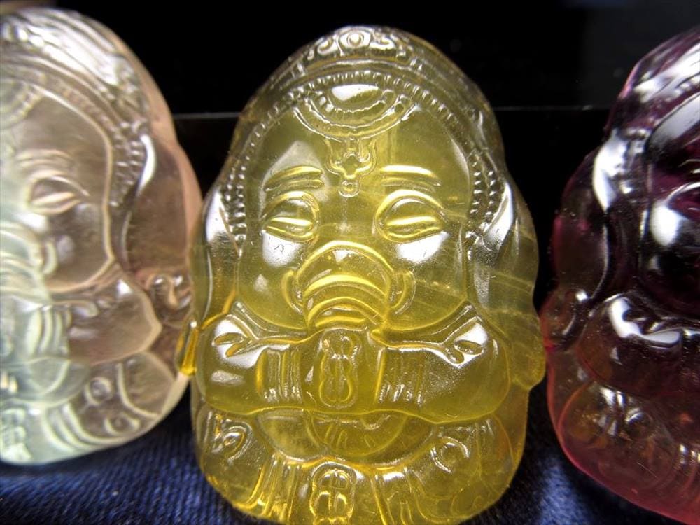 フローライト 蛍石 縁起物 置物