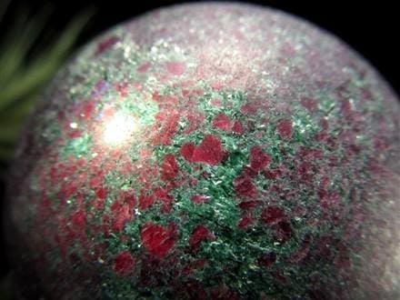 ルビーインカイヤナイト 丸玉 スフィア ルビーカイヤナイト 