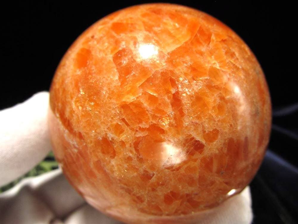 クリスタリンライムストーン 大理石 丸玉 スフィア カルサイト