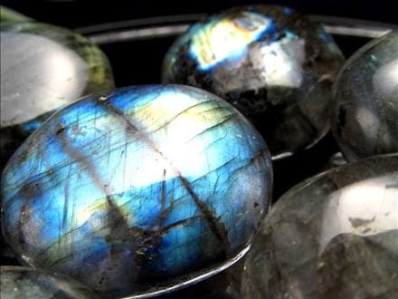 ラブラドライト タンブル 握り石 詰め合わせ 磨き石