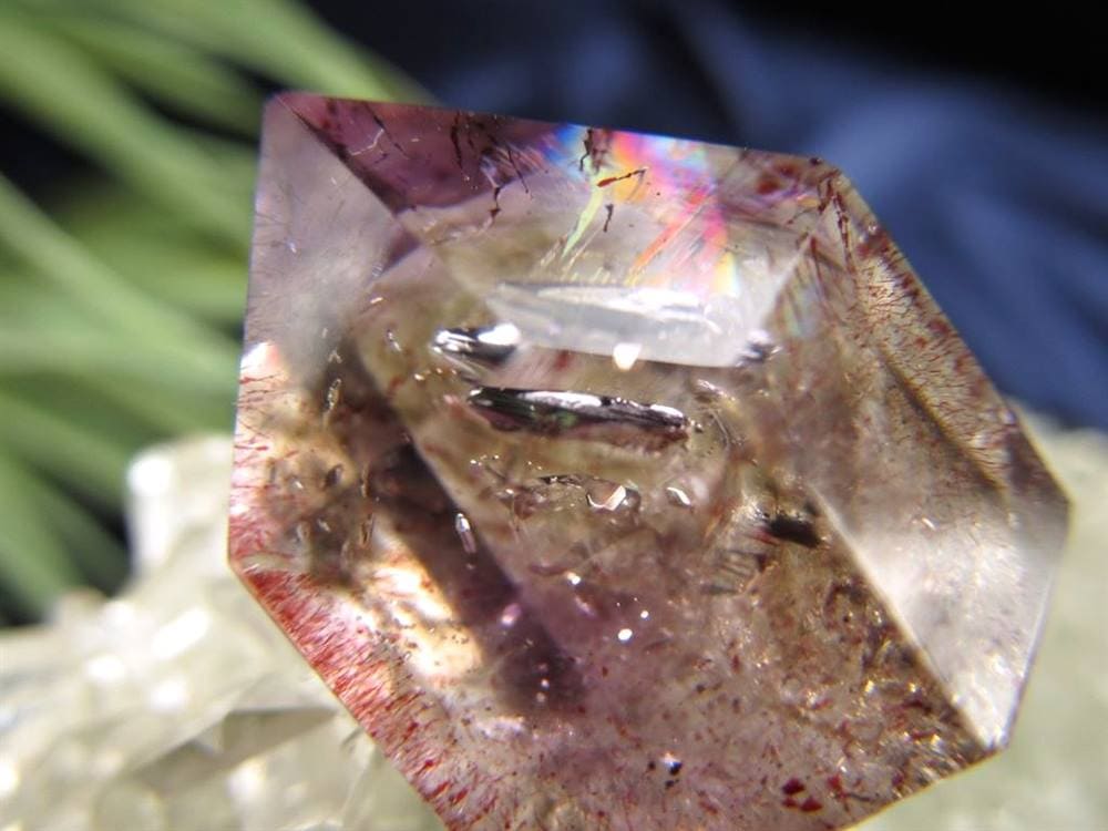 アメジスト エレスチャル ランダムカット タンブル