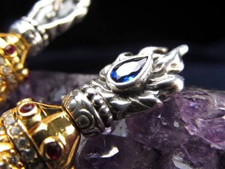 天珠 プルパ 金剛杭 密教法具 青瑪瑙