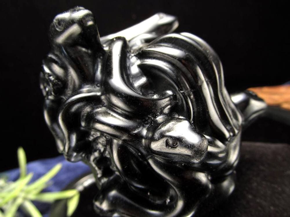 オブシディアン メデューサ メドゥーサ 黒曜石 天然石