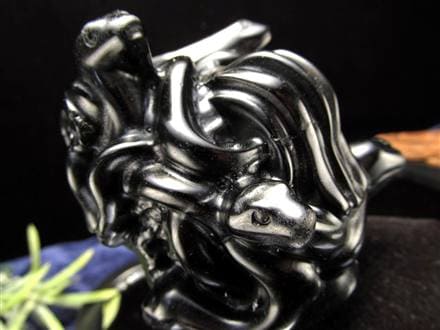 オブシディアン メデューサ メドゥーサ 黒曜石 天然石