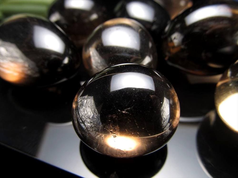 スモーキークォーツ タンブル 握り石 詰め合わせ 磨き石