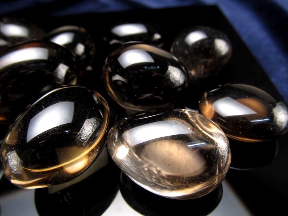 スモーキークォーツ タンブル 握り石 詰め合わせ 磨き石