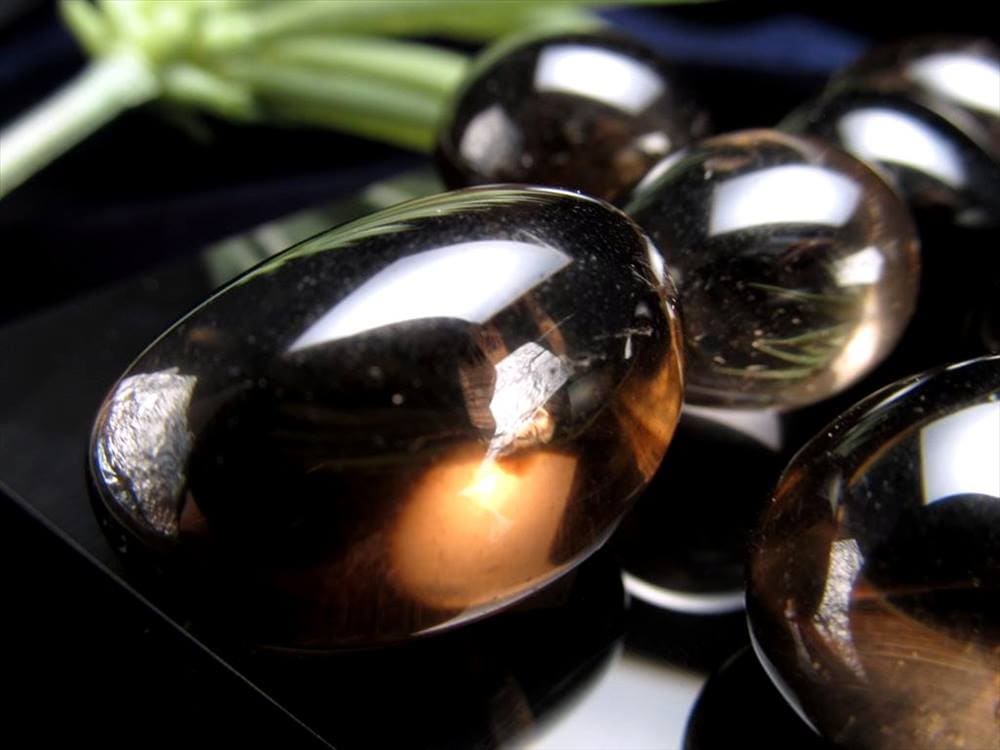 スモーキークォーツ タンブル 握り石 詰め合わせ 磨き石