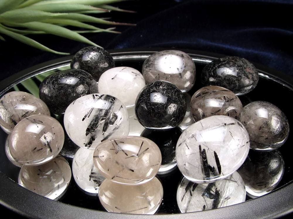 ブラックトルマリン タンブル 握り石 詰め合わせ 磨き石