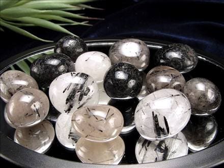 ブラックトルマリン タンブル 握り石 詰め合わせ 磨き石