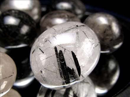 ブラックトルマリン タンブル 握り石 詰め合わせ 磨き石