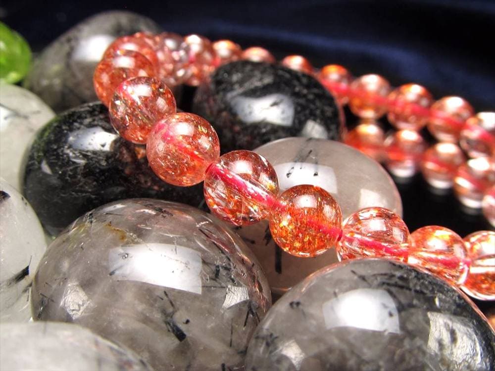 ブラックトルマリン タンブル 握り石 詰め合わせ 磨き石