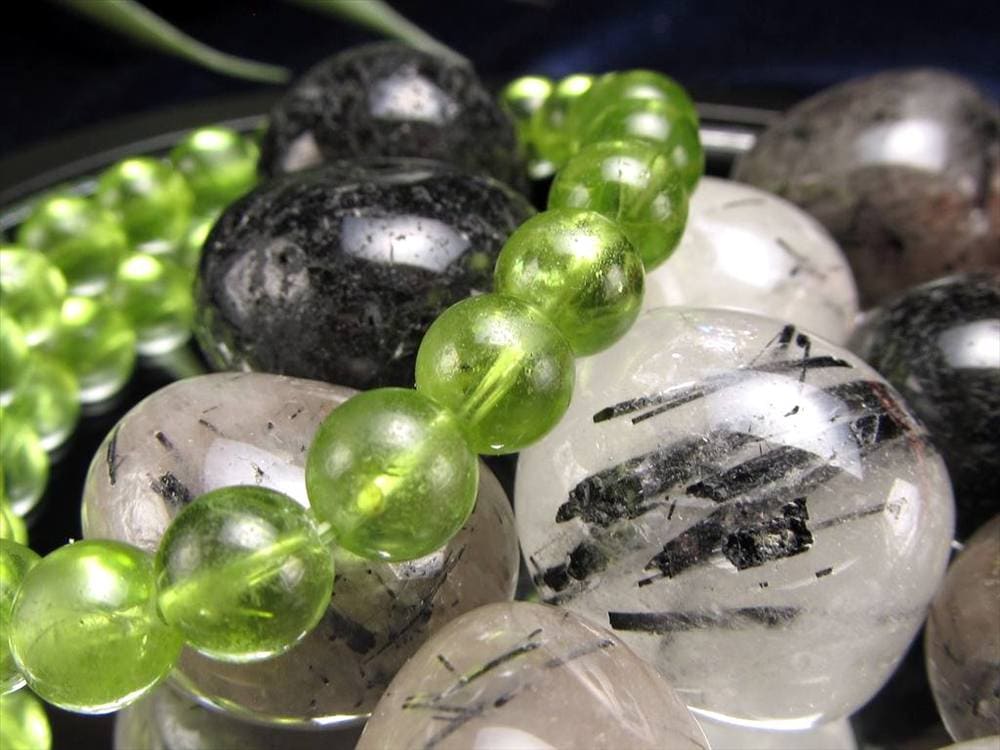 ブラックトルマリン タンブル 握り石 詰め合わせ 磨き石