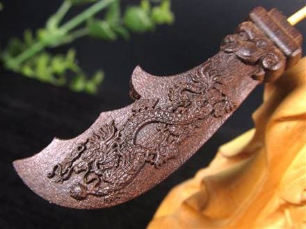 関羽 三国志 柘植 置物 ツゲ