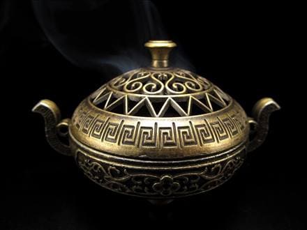 渦巻香 香炉 メタル香炉 浄化 インテリア