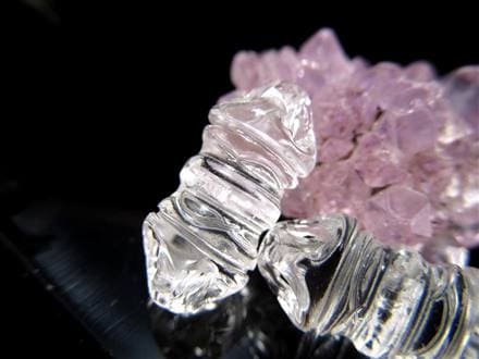 水晶 パワーストーン パーツ クリスタル 彫刻 アクセサリー