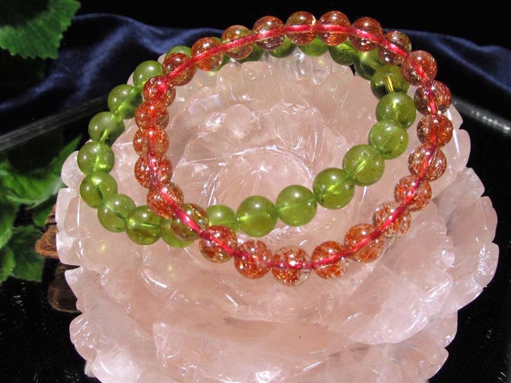 ローズクォーツ 薔薇 彫刻置物 クォーツ 天然石