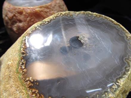 水入り瑪瑙 アゲート 原石 水入りめのう メノウ