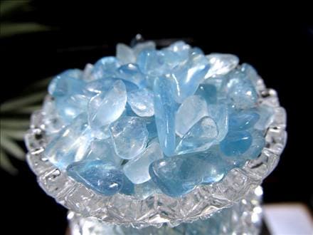 アクアマリン 緑柱石 さざれ サザレ 3月の誕生石 細石 浄化