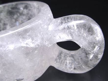 水晶 クリスタル カップ 置物 レインボー