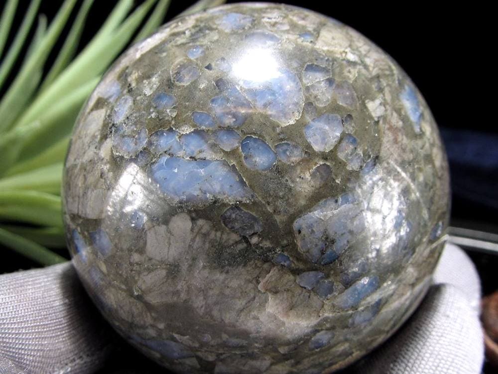 ケセラストーン メロディー女史 丸玉 スフィア 置物