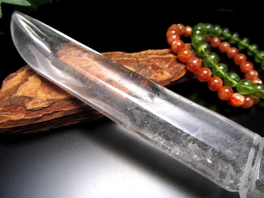 水晶 クォーツ クリスタル ダガー ナイフ