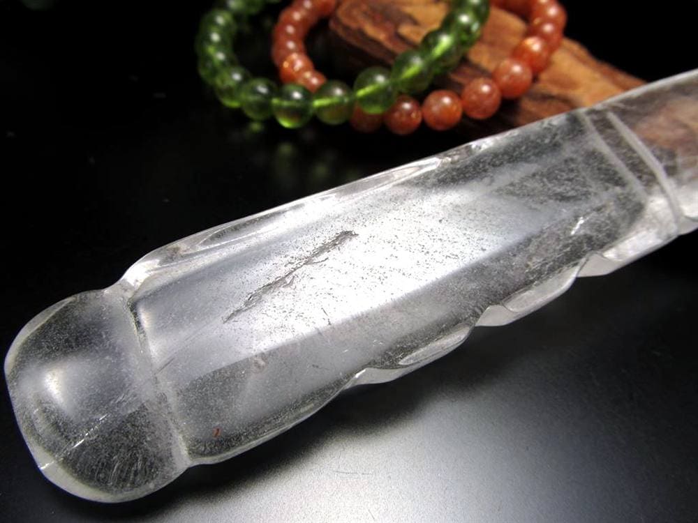 水晶 クォーツ クリスタル ダガー ナイフ