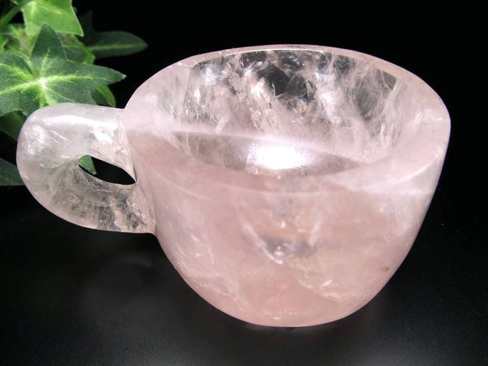 ローズクォーツ カップ コップ トレイ 紅石英