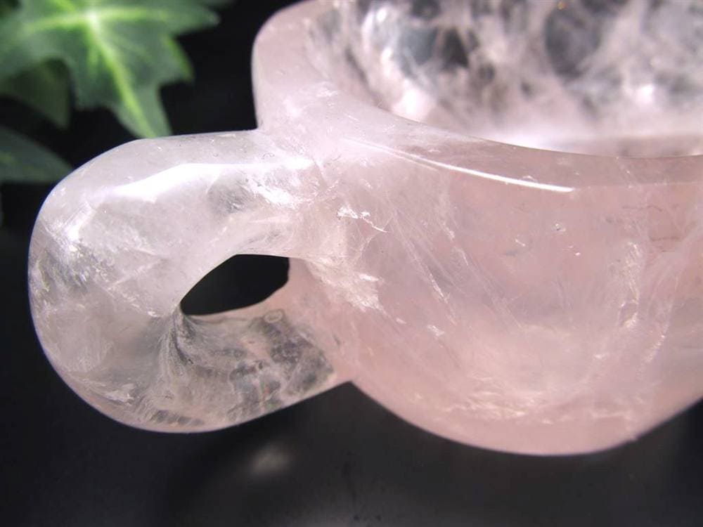 ローズクォーツ カップ コップ トレイ 紅石英