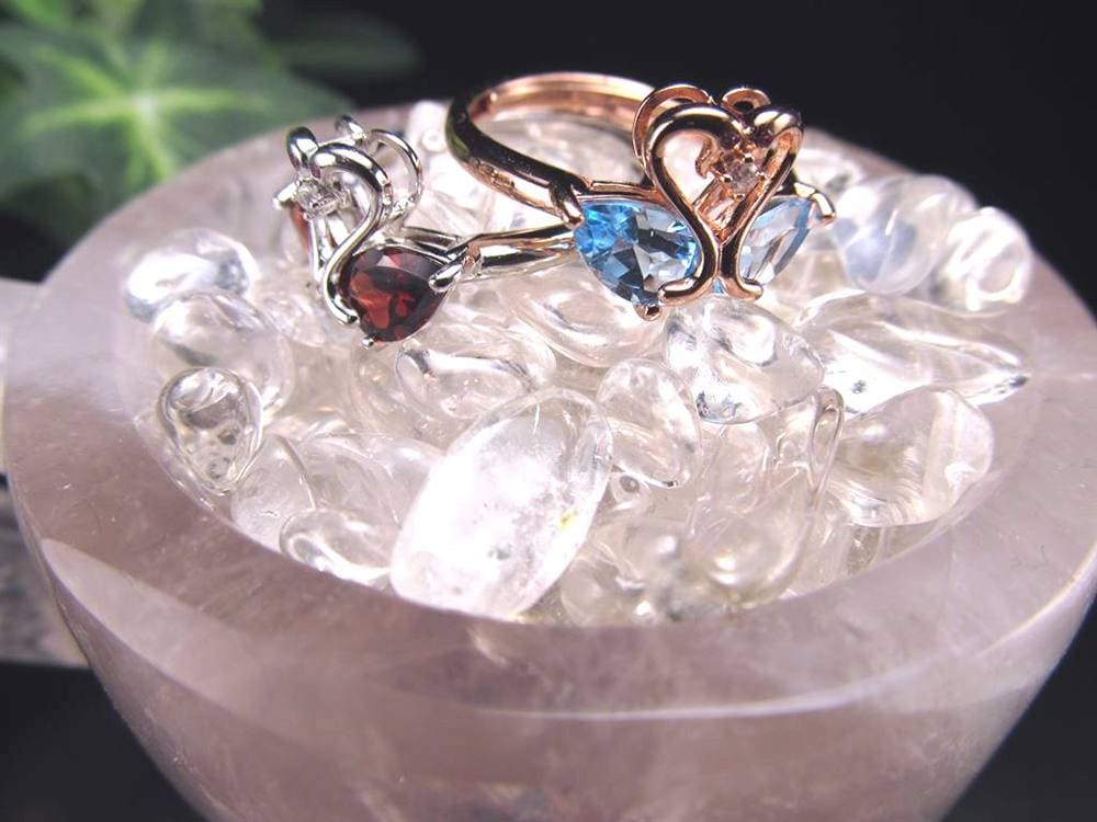 ローズクォーツ カップ コップ トレイ 紅石英