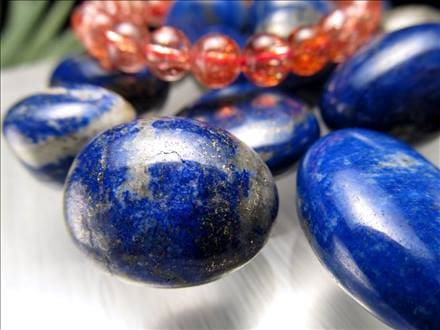 ラピスラズリ タンブル 握り石 詰め合わせ 磨き石