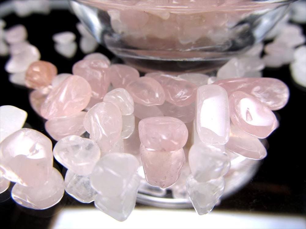 ローズクォーツさざれ 紅石英 サザレ石 天然石 パワーストーン