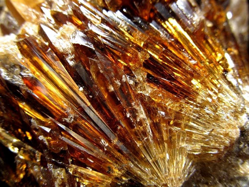カルサイト アンバー メープルアンバーカルサイト 原石 結晶