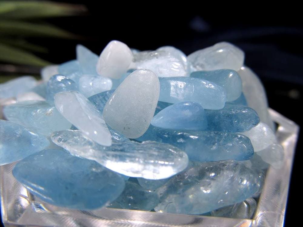 アクアマリン 緑柱石 さざれ サザレ 3月の誕生石 細石 浄化