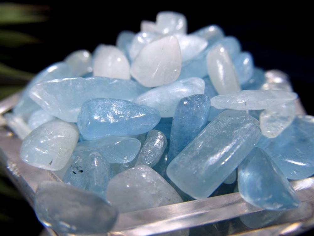 アクアマリン 緑柱石 さざれ サザレ 3月の誕生石 細石 浄化