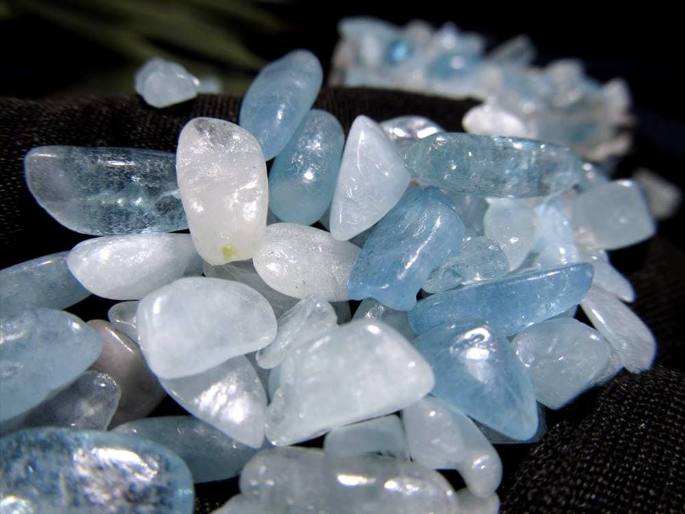 アクアマリン 緑柱石 さざれ サザレ 3月の誕生石 細石 浄化