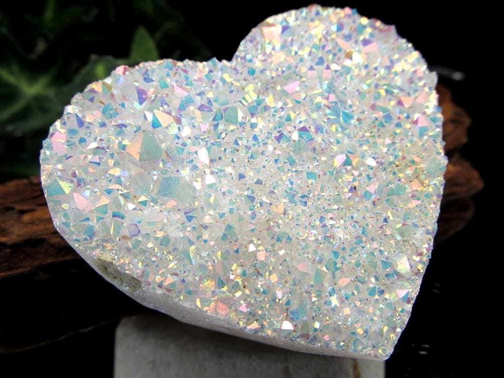 ハート型 クラスター 浄化 水晶 ハート型クラスター 中国 四川省産