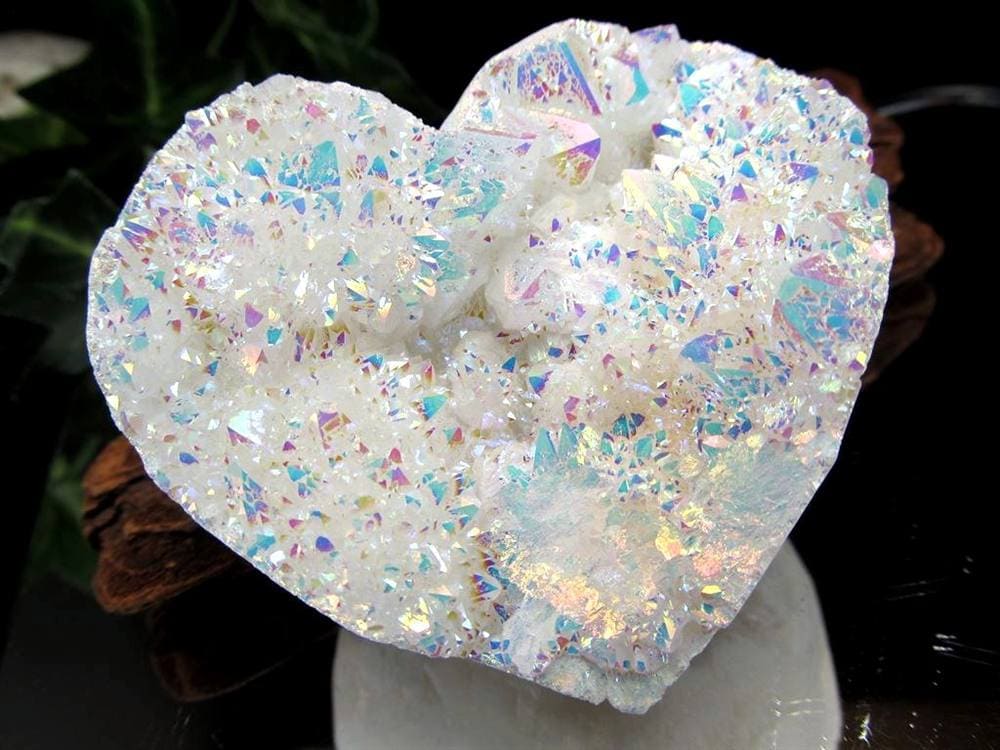 ハート型 クラスター 浄化 水晶 ハート型クラスター 中国 四川省産