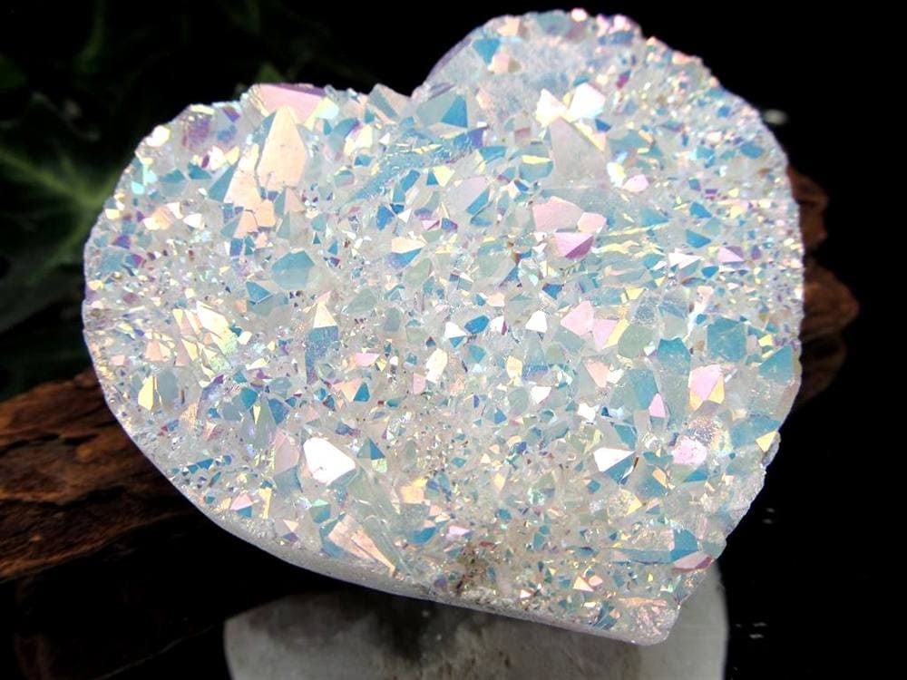 ハート型 クラスター 浄化 水晶 ハート型クラスター 中国 四川省産