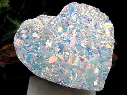ハート型 クラスター 浄化 水晶 ハート型クラスター 中国 四川省産